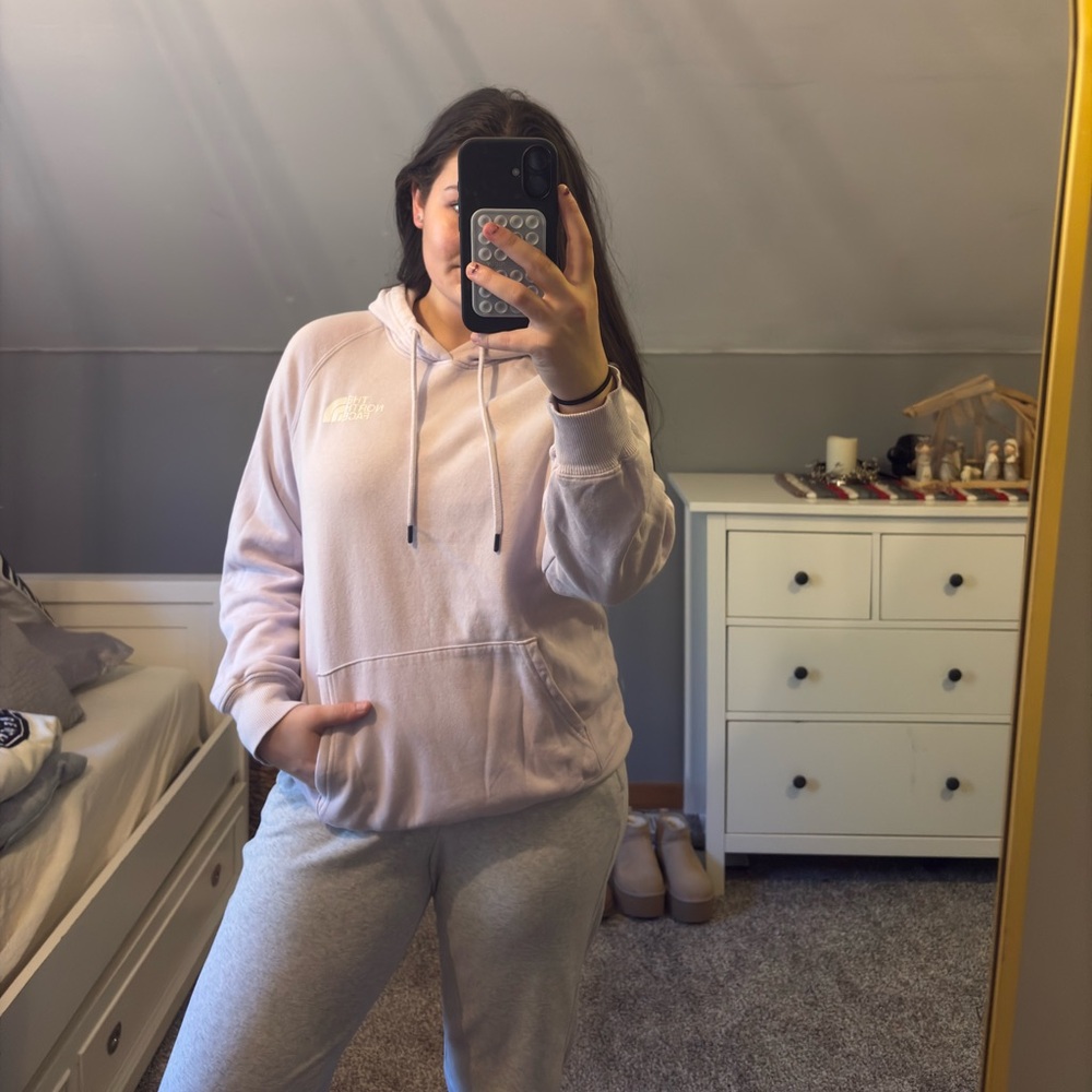 north face purple hoodie